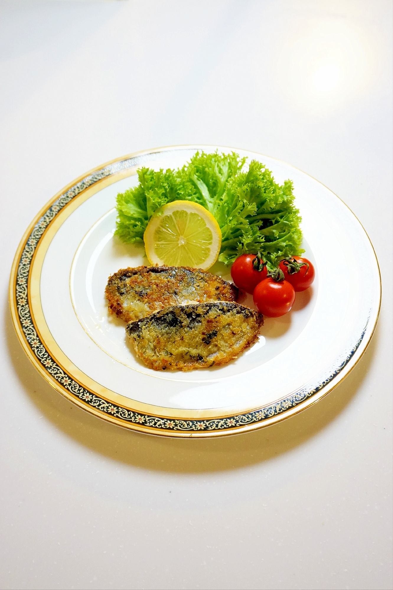 簡単にレストランの味！アジの香草パン粉焼き