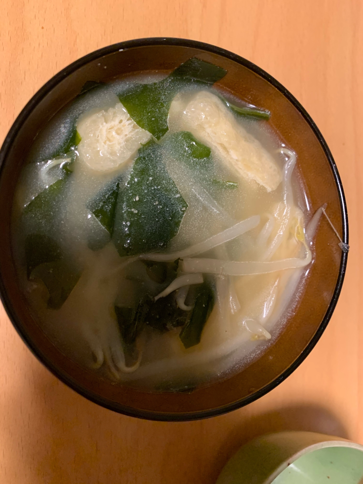 もやし わかめ 油揚げの味噌汁 レシピ 作り方 By さやか11 楽天レシピ