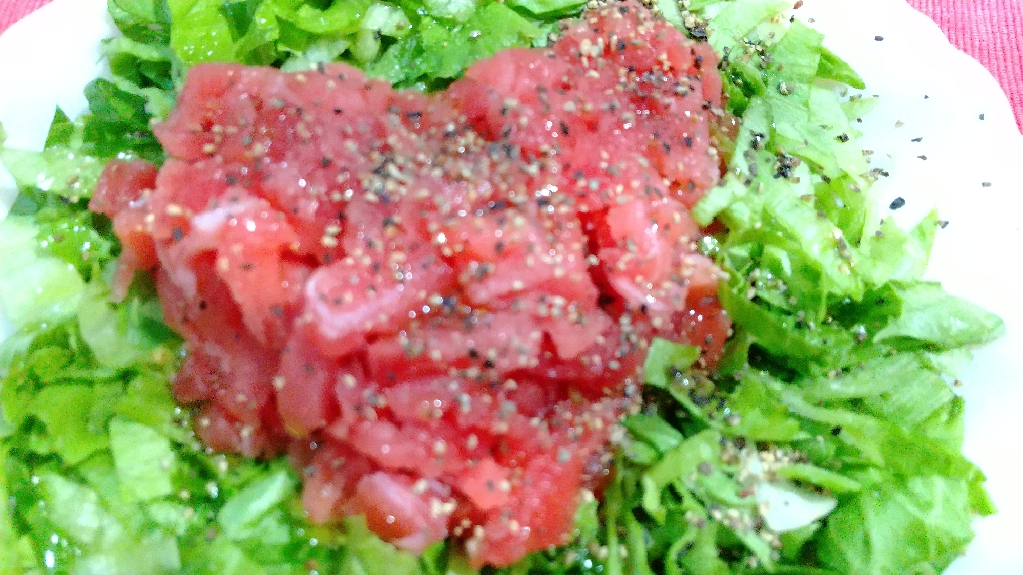 バレンタイン♡カルパッチョサラダ