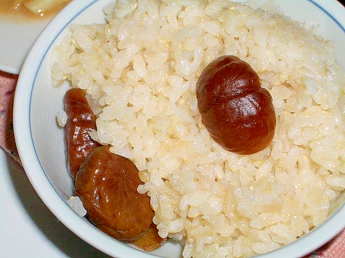 もち米入り甘栗ご飯