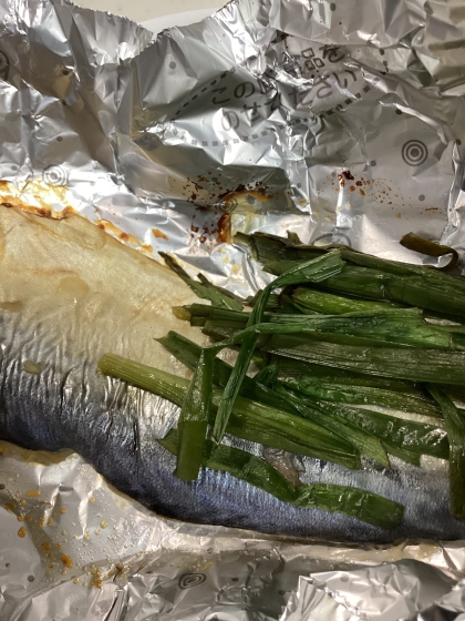サバのだししょうゆホイル焼き