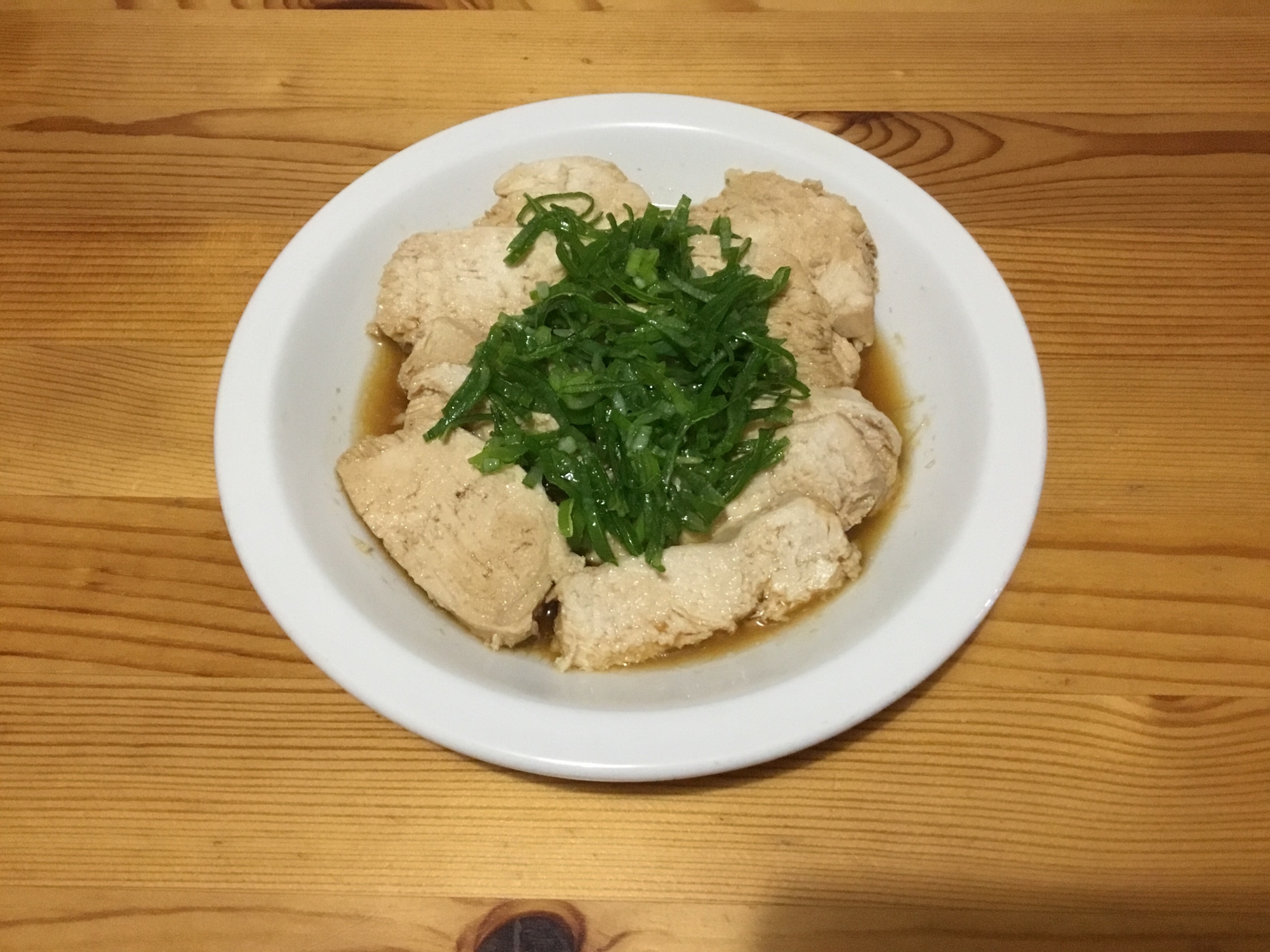 レンジで鶏胸肉チャーシュー