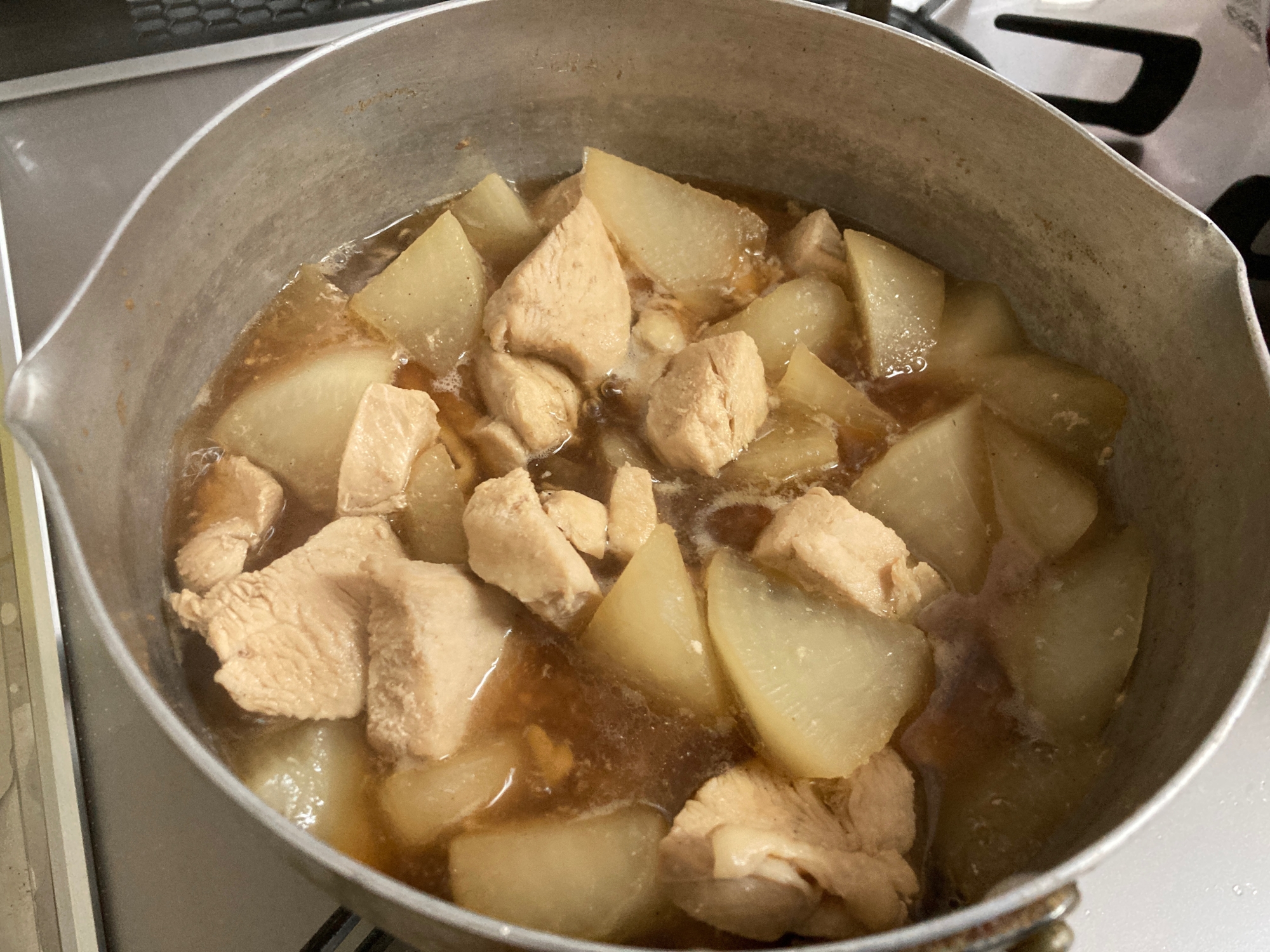 鶏肉と大根のトロトロ煮物