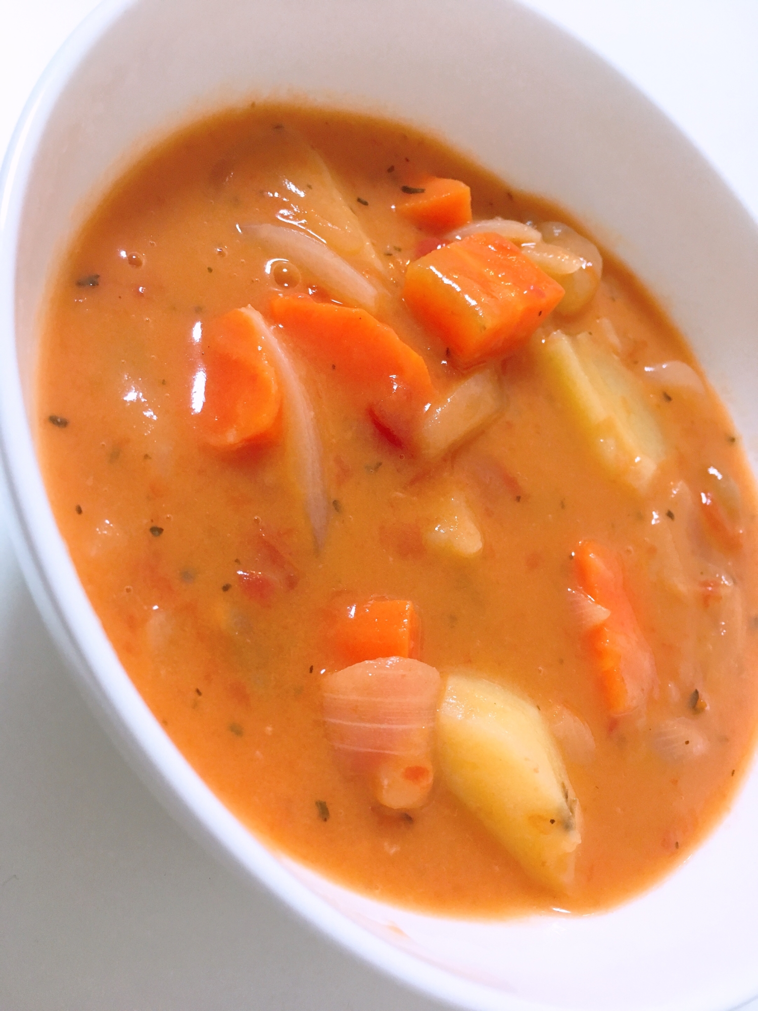 シチューの素で簡単！トマトシチュー♪