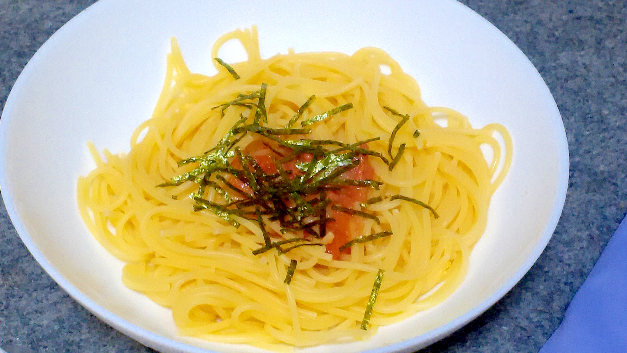 とっても簡単♪和風明太子パスタ