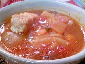 豚バラ肉のトマトスープ
