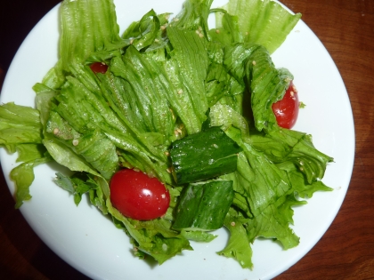 オリーブオイルでさっぱりと☆夏野菜の簡単サラダ