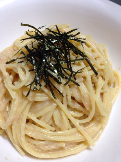 パサパサにならないようにパスタの茹で汁を入れるレシピは知ってましたが、牛乳は初でビックリしました！おいしかったです☆家族にも好評でした♪