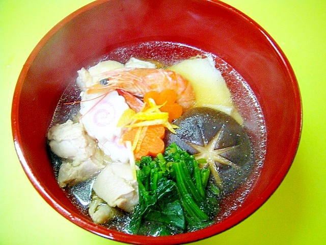 おでんの素で えび入り関東風雑煮 レシピ 作り方 By Mint74 楽天レシピ おでんの素で えび入り関東風雑煮 レシピ 作り方 By Mint74 楽天レシピ