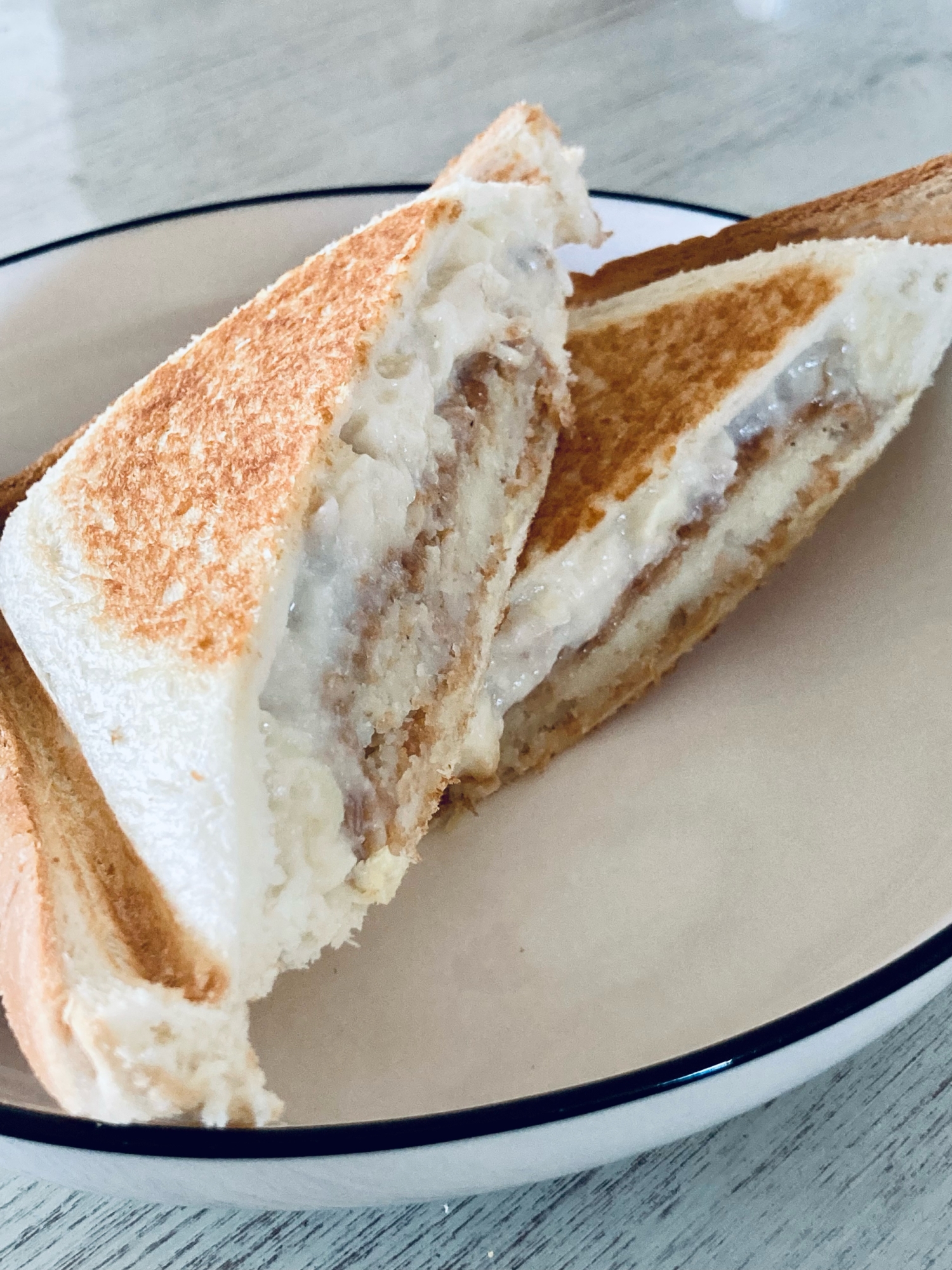 ＊手軽にグラコロ風＊ホットサンド