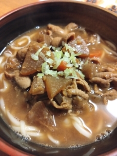 【リメイク】　　もつ煮込みうどん