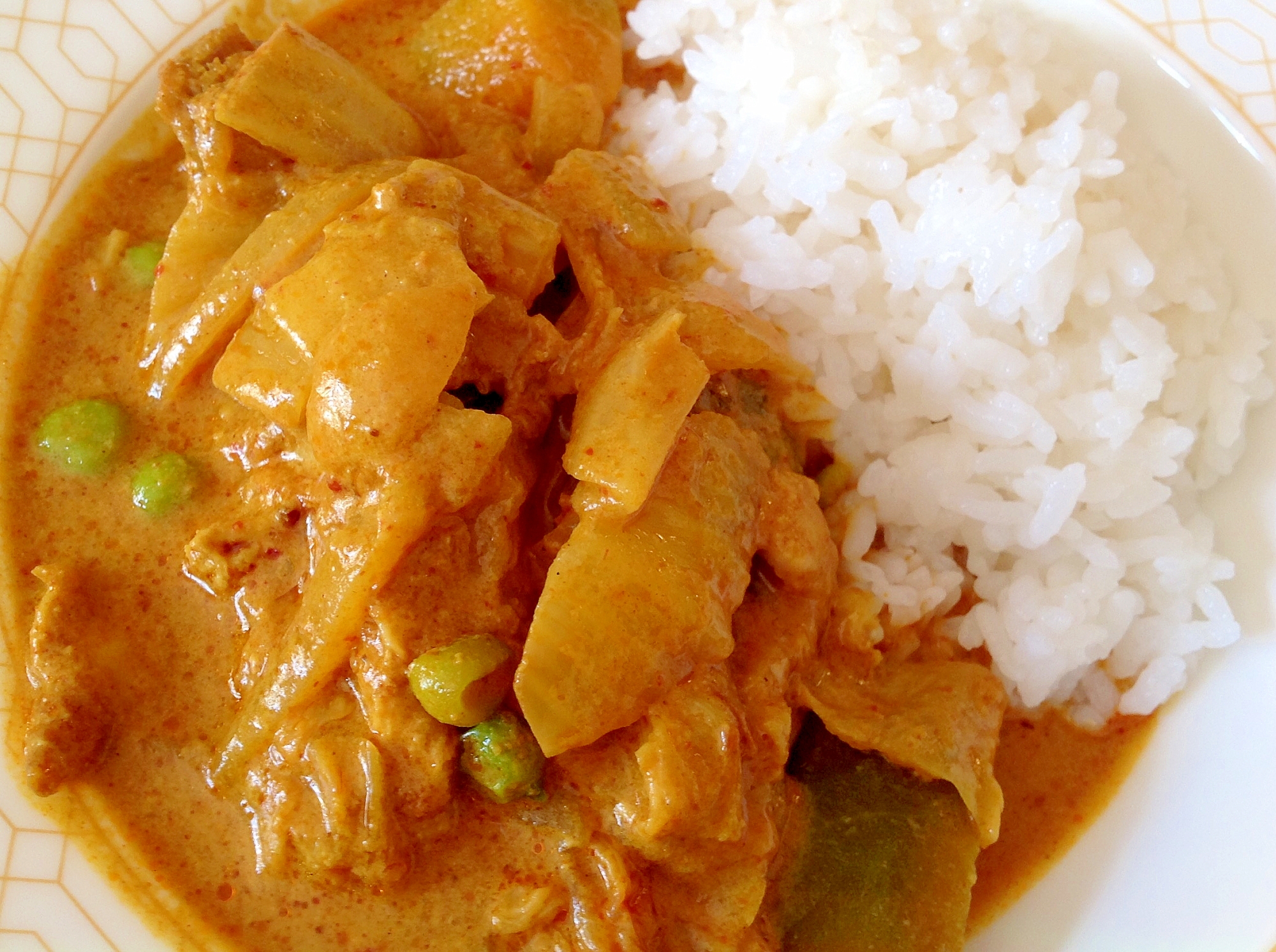 バターナッツかぼちゃでタイイエローカレー