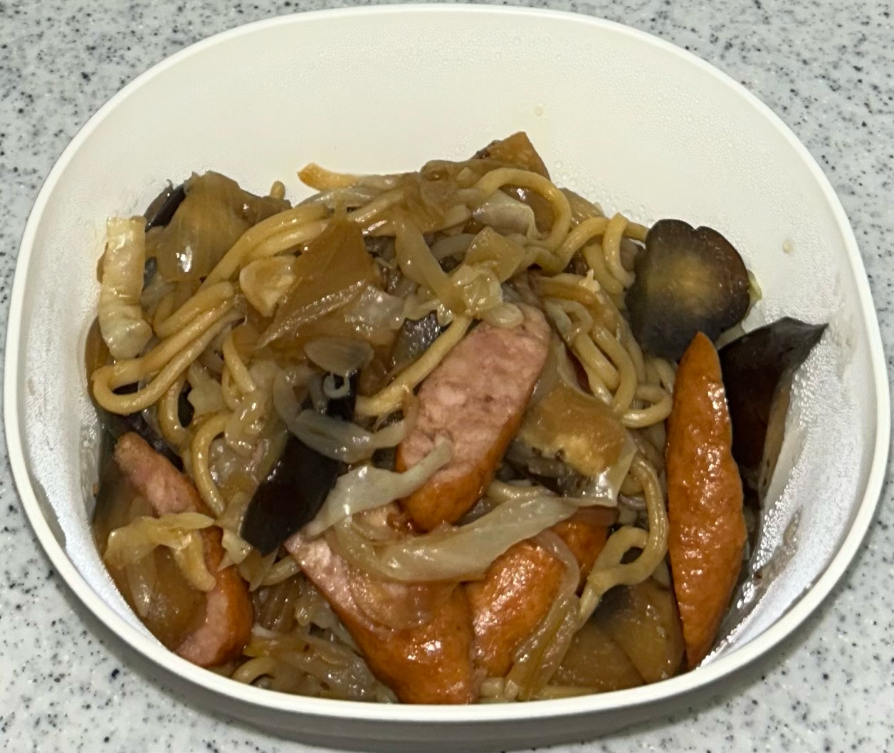 焼肉のタレを使った焼きそば♪