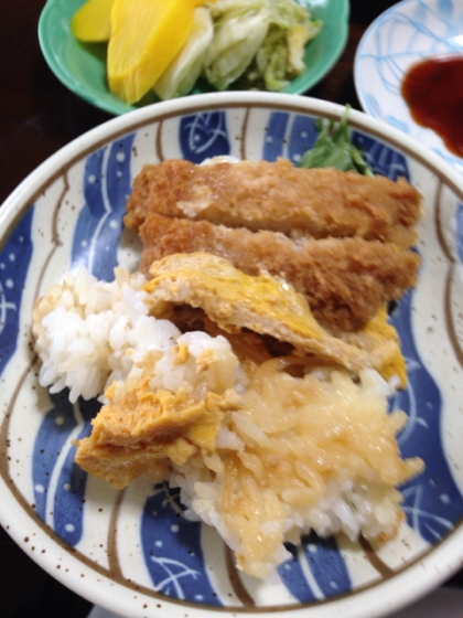 めんつゆで簡単に☆カツ丼