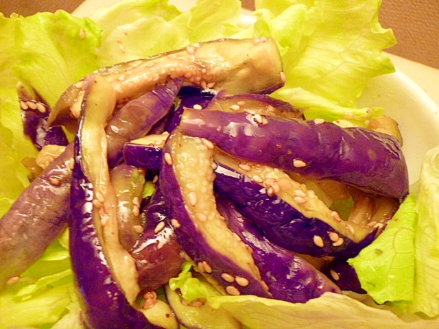 レンジ蒸しなすのナムル風サラダ レシピ 作り方 By fairy tale 楽天レシピ