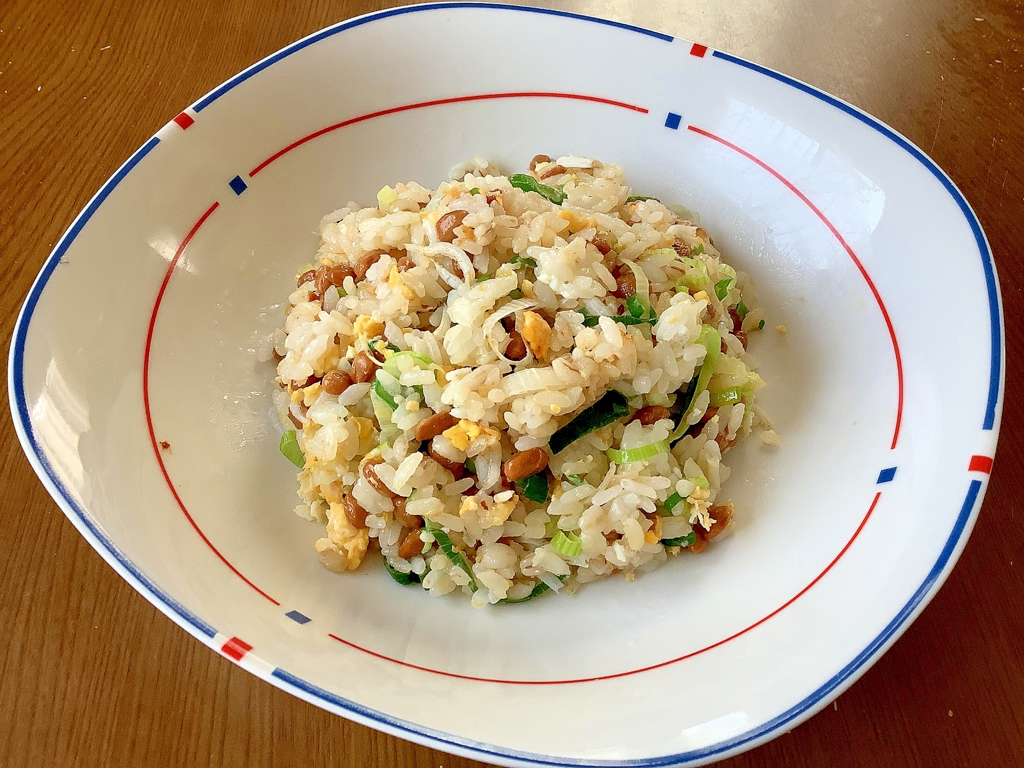 納豆しらすねぎチャーハン