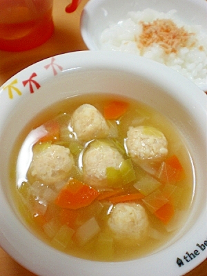離乳食後期 鶏団子入り野菜スープ レシピ 作り方 By はちわれ413 楽天レシピ 離乳食後期 鶏団子入り野菜スープ レシピ 作り方 By はちわれ413 楽天レシピ