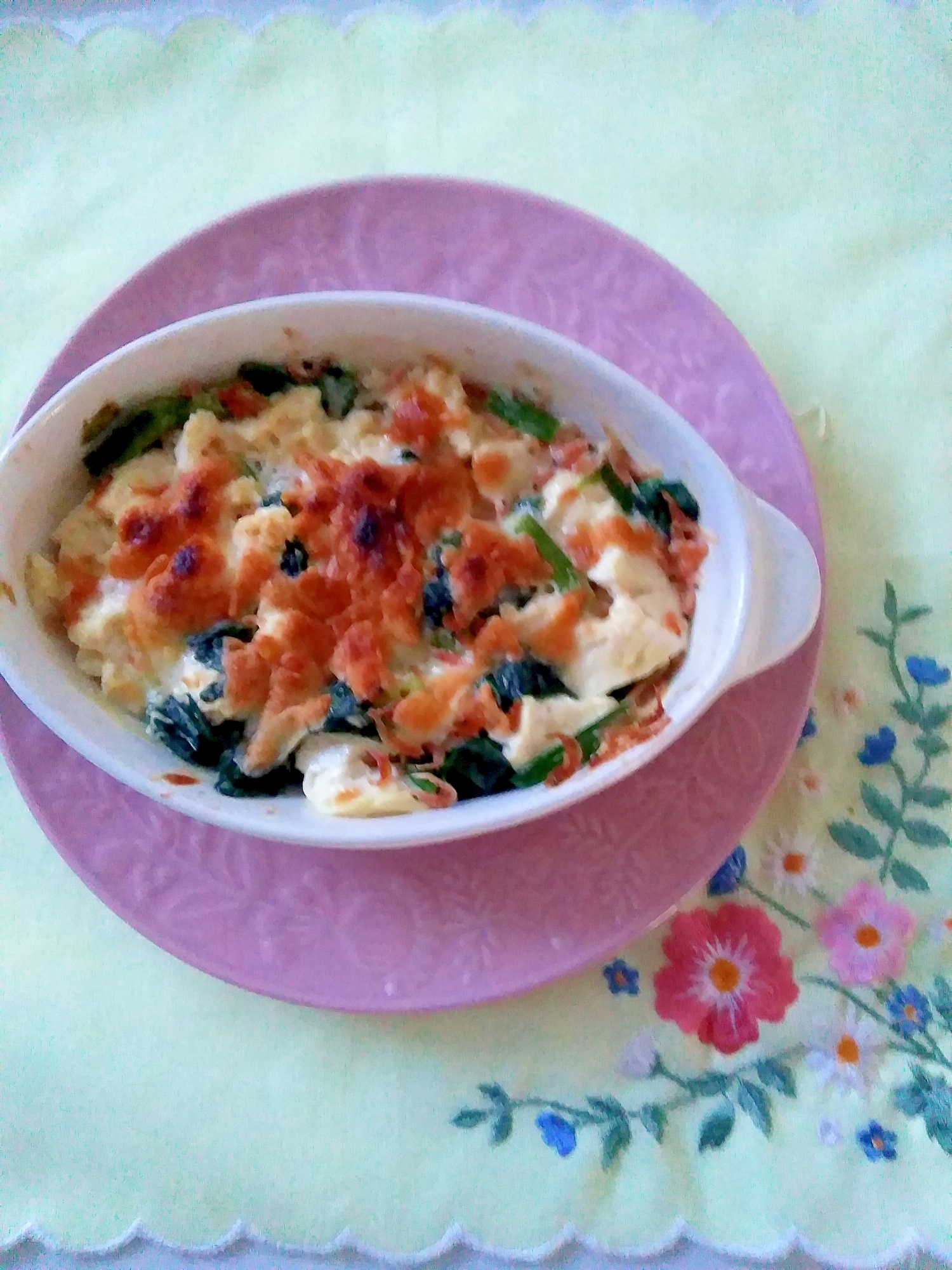 国産チーズのふわふわ豆腐グラタン