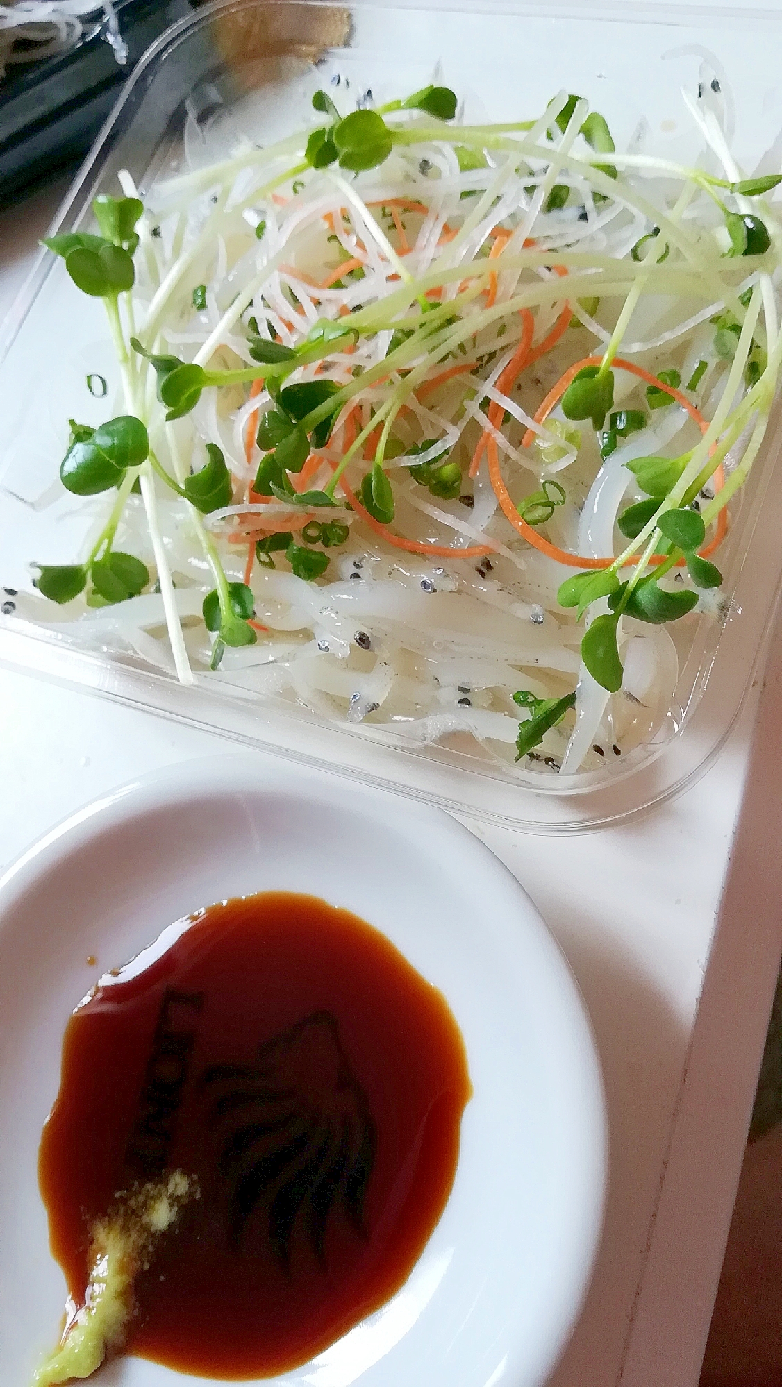 シロウオのお刺身とネギと大根とにんじんとかいわれ レシピ 作り方 By みずたまsweet 楽天レシピ シロウオのお刺身とネギと大根とにんじんとかいわれ レシピ 作り方 By みずたまsweet 楽天レシピ