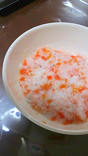 離乳食中期 にんじん しらすのおかゆ レシピ 作り方 By マシュマロカーリー 楽天レシピ 離乳食中期 にんじん しらすのおかゆ レシピ 作り方 By マシュマロカーリー 楽天レシピ