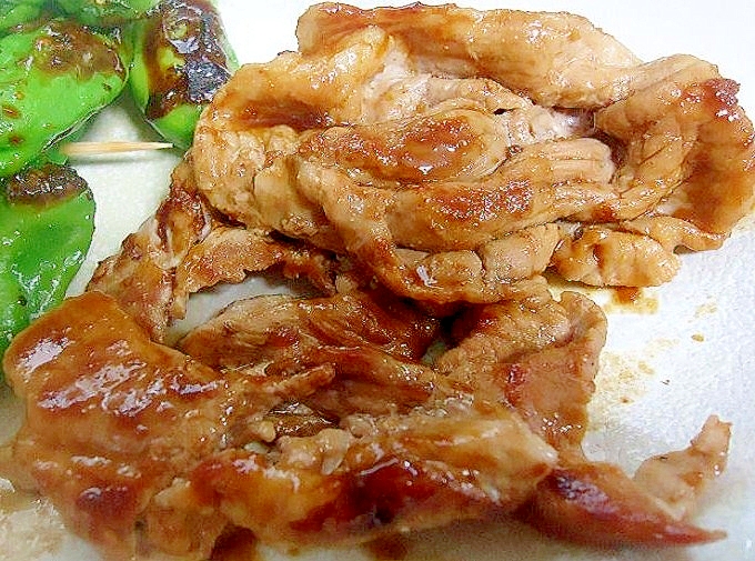 ニラ醤油豚肉
