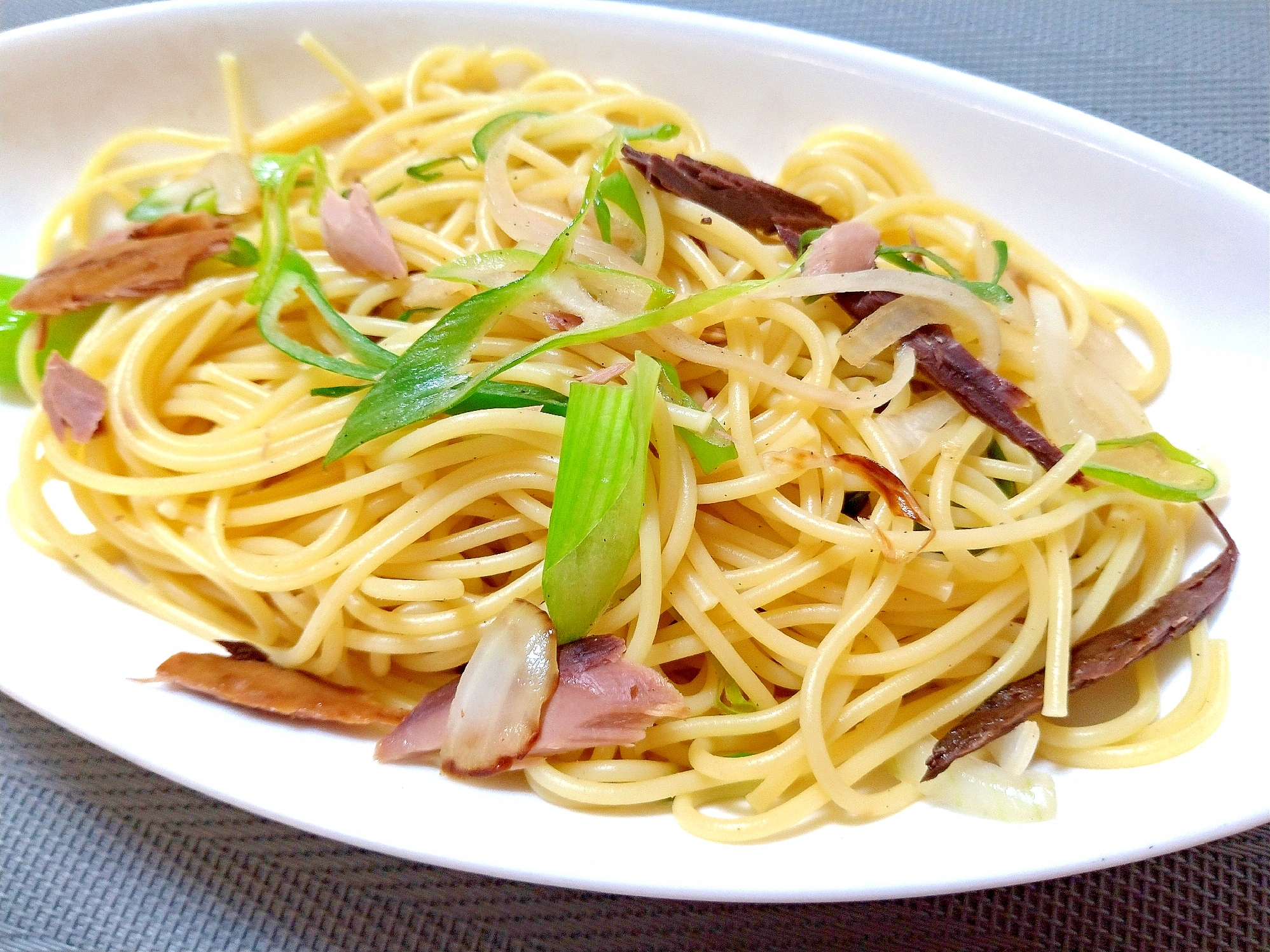 鰹節(生節)の☆パスタ