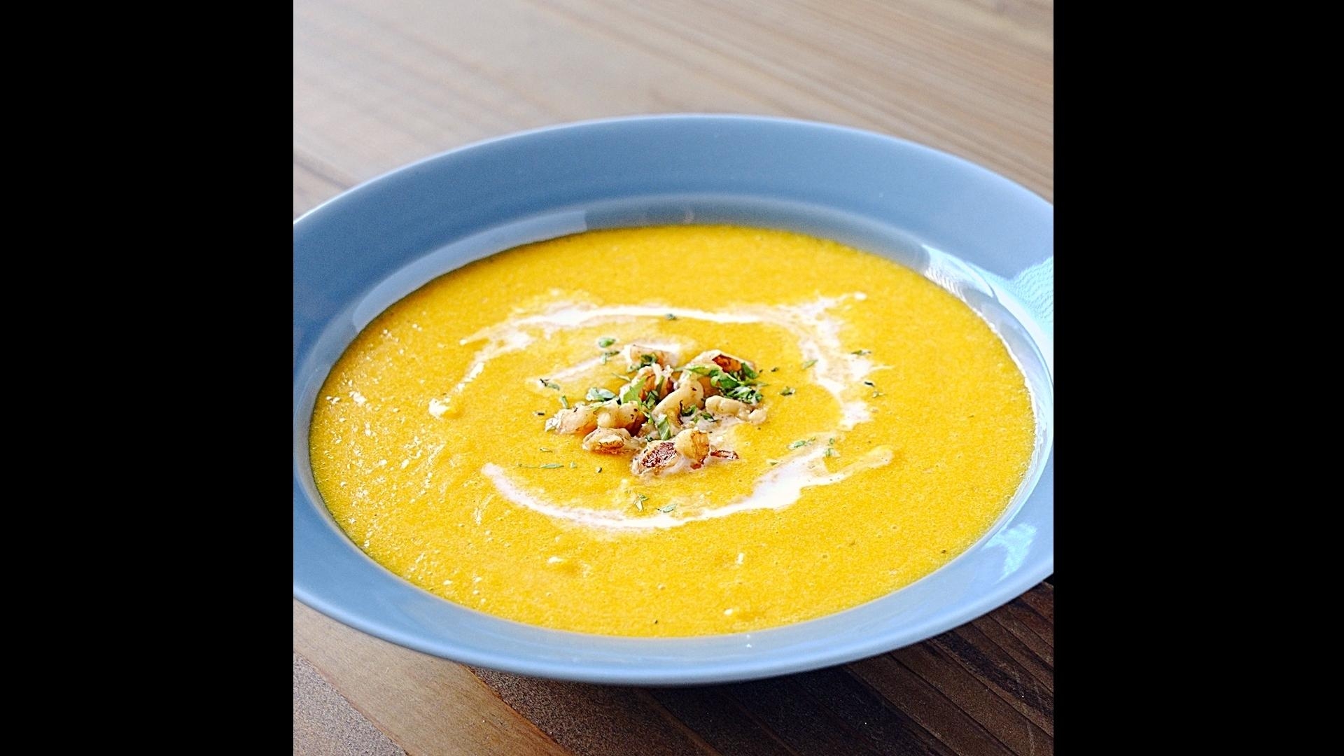 プチ裏技で甘さUP！時短かぼちゃスープ♪