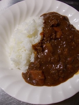 ひき肉でカレー