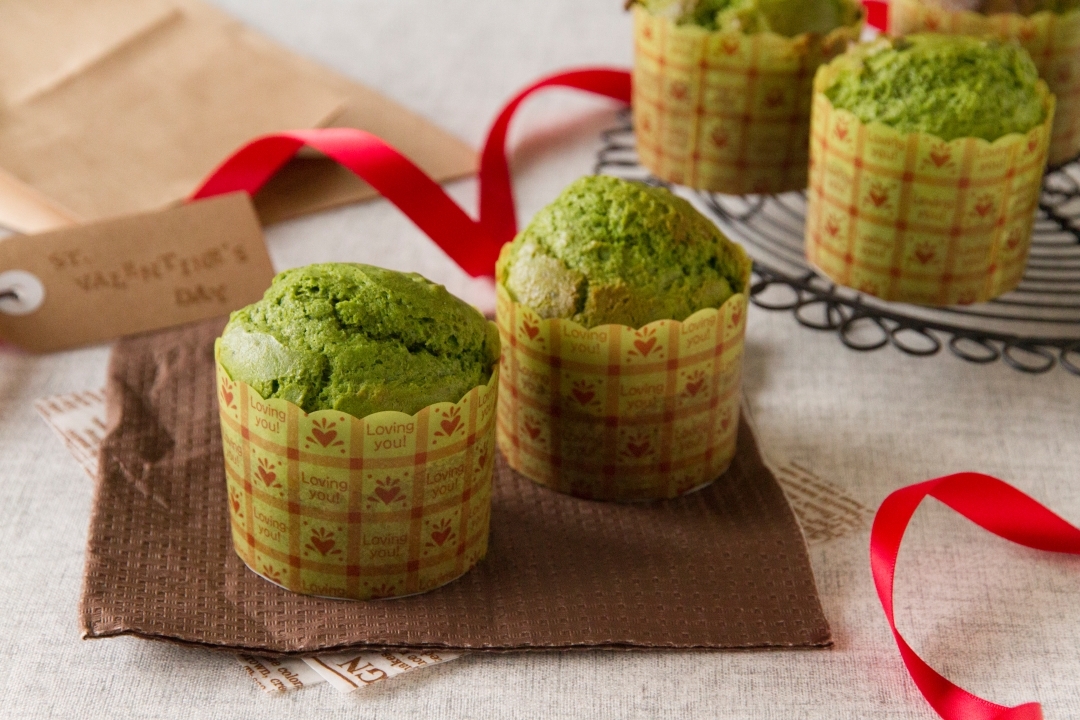 抹茶とチョコのマフィン Matcha Muffin