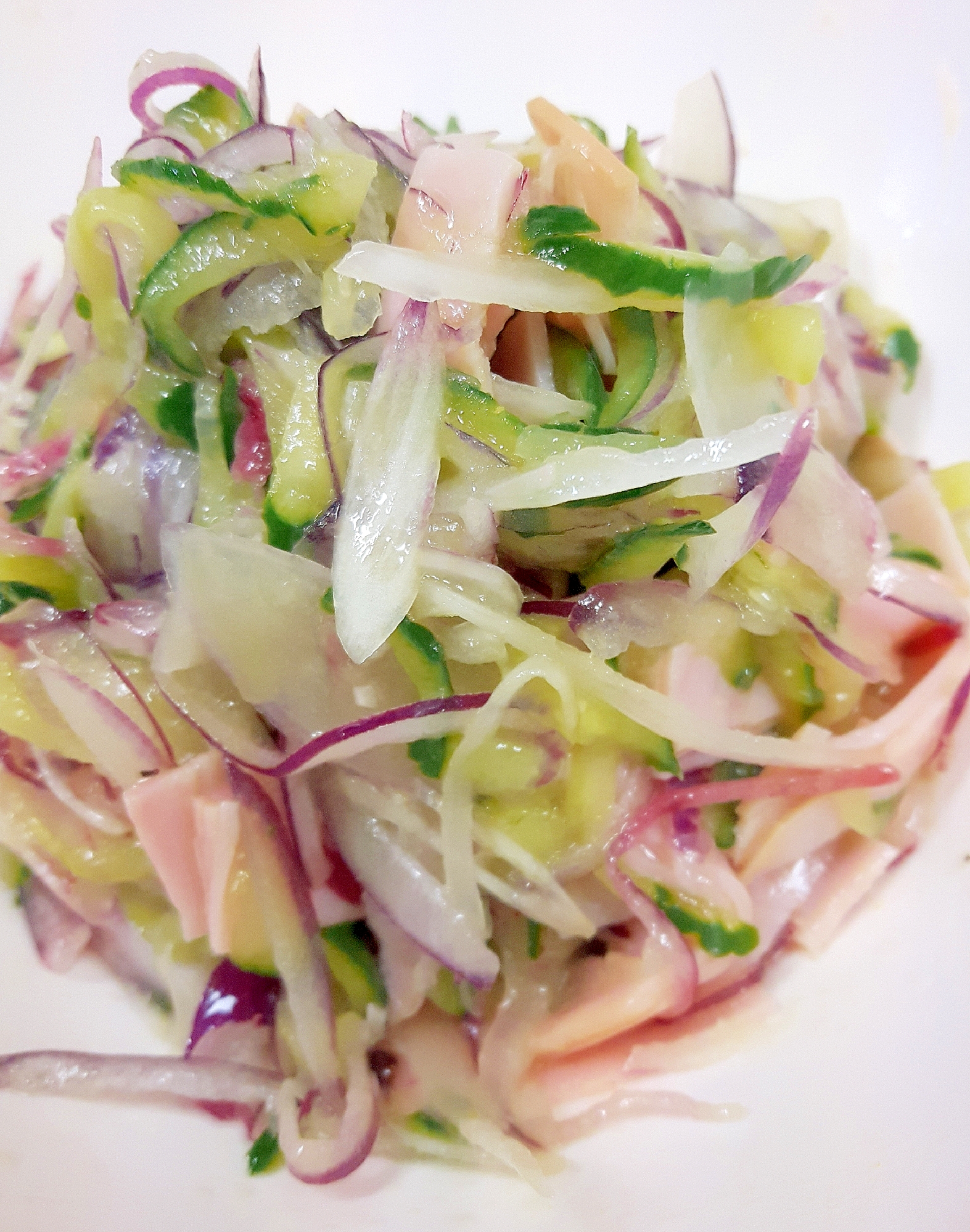 アーリーレッド キュウリ ハムのフレンチサラダ レシピ 作り方 By Acchan66 楽天レシピ アーリーレッド キュウリ ハムのフレンチサラダ レシピ 作り方 By Acchan66 楽天レシピ