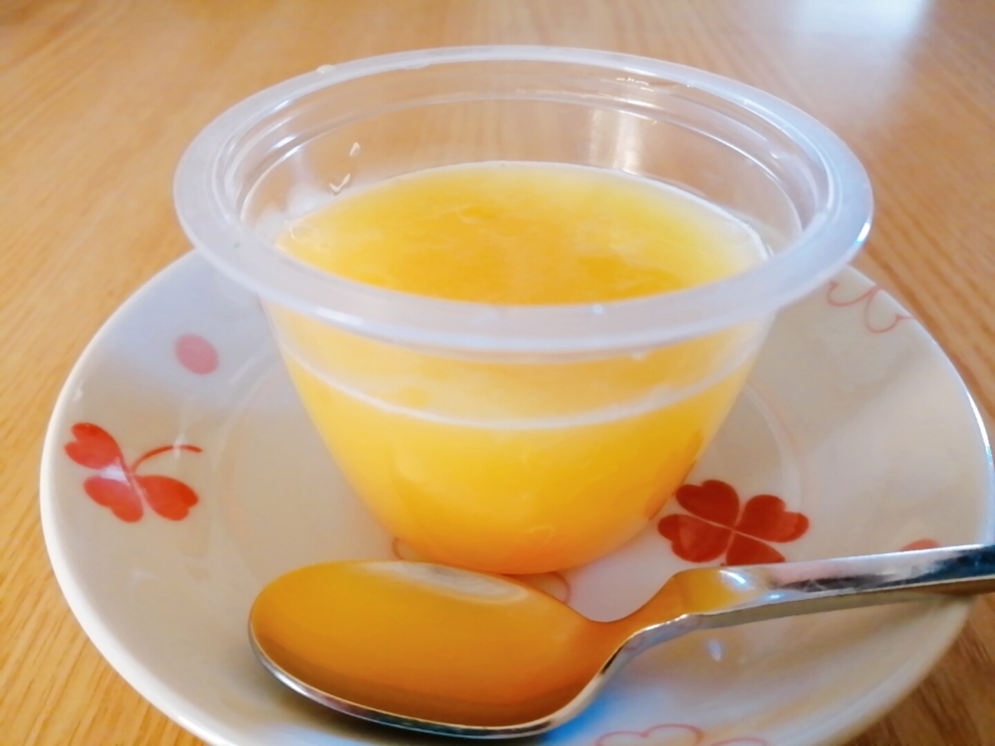 オレンジジュースとマンダリンで☆オレンジ寒天ゼリー