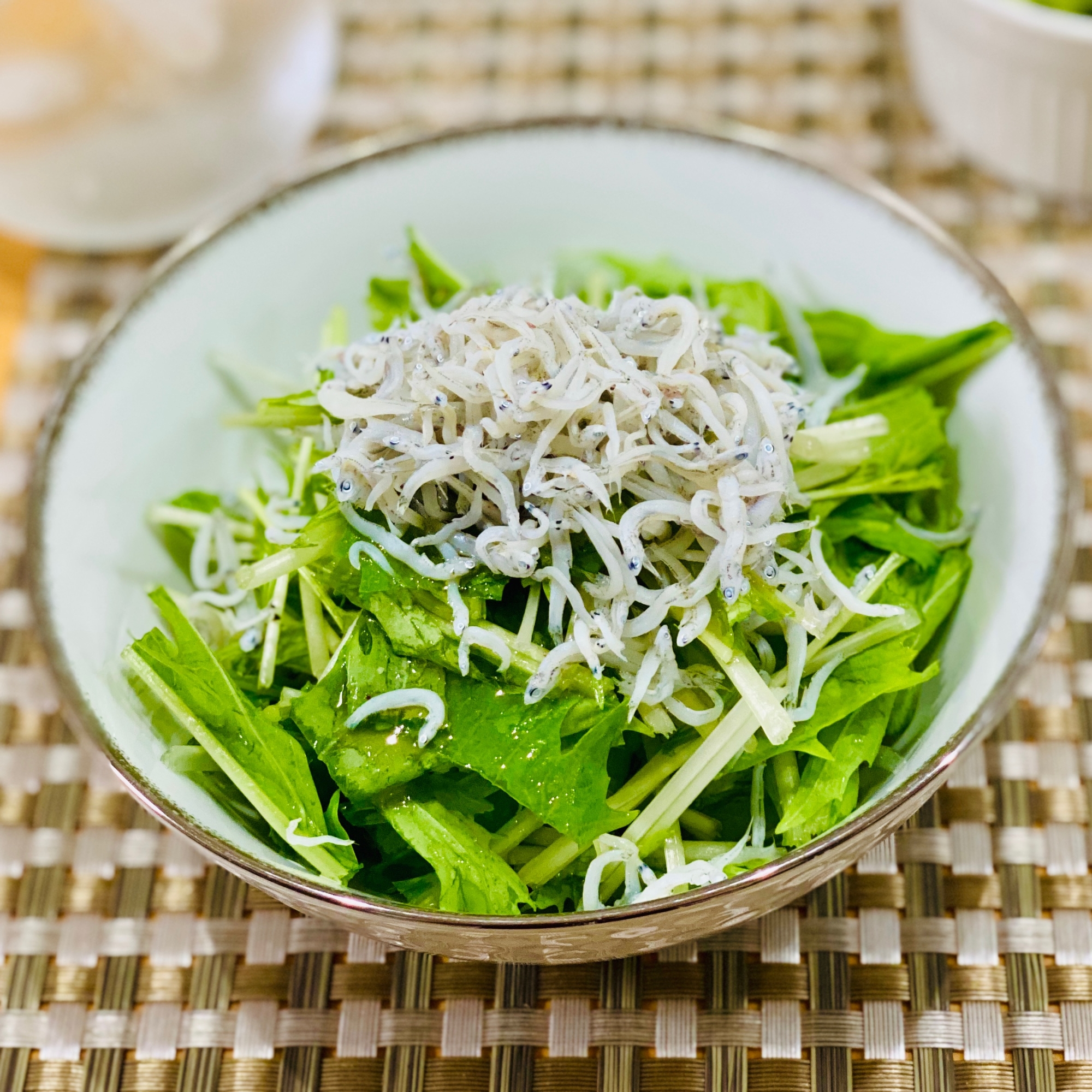 しらすと水菜のサラダ