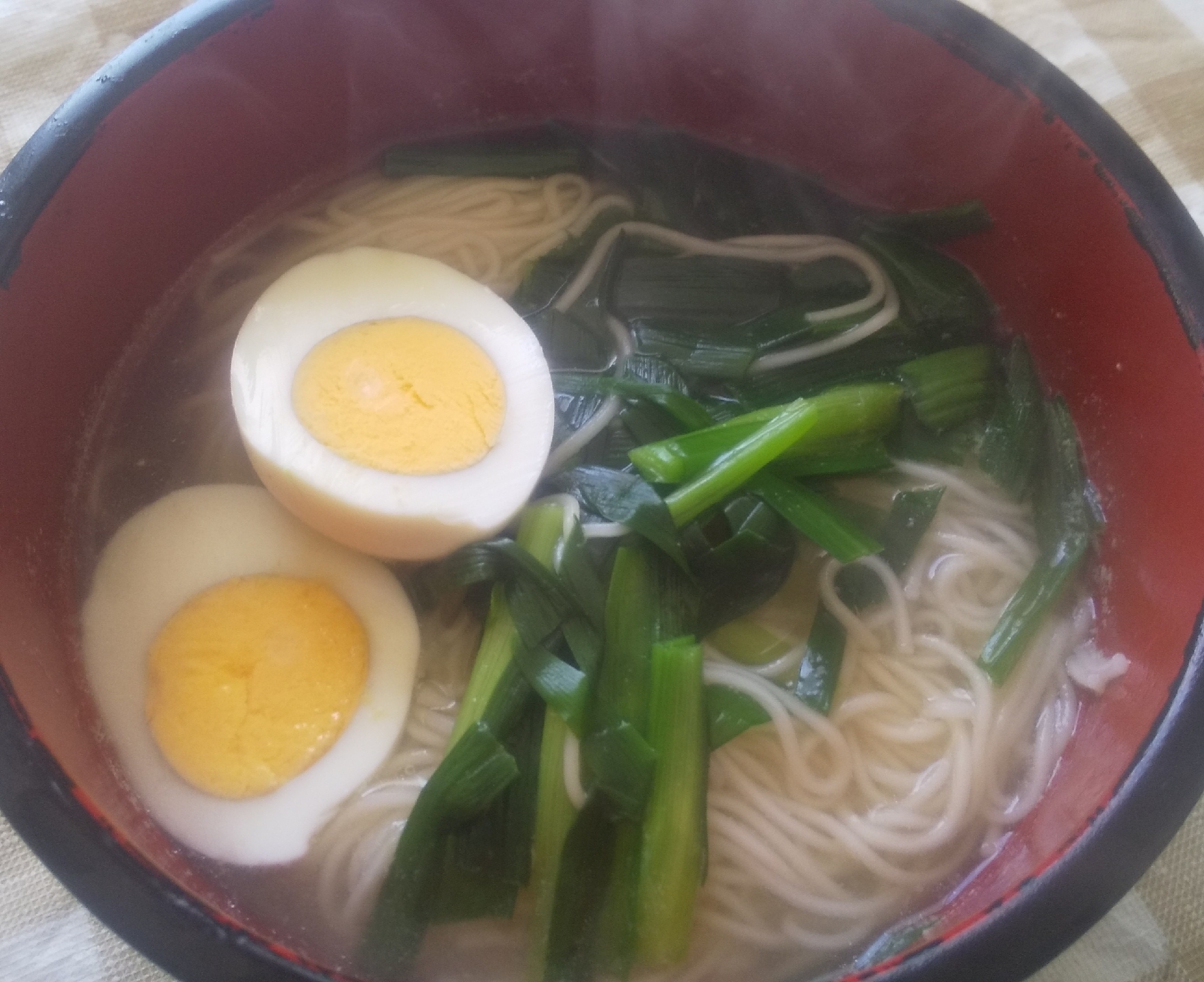 にゅうめん～鶏ガラスープバージョン～