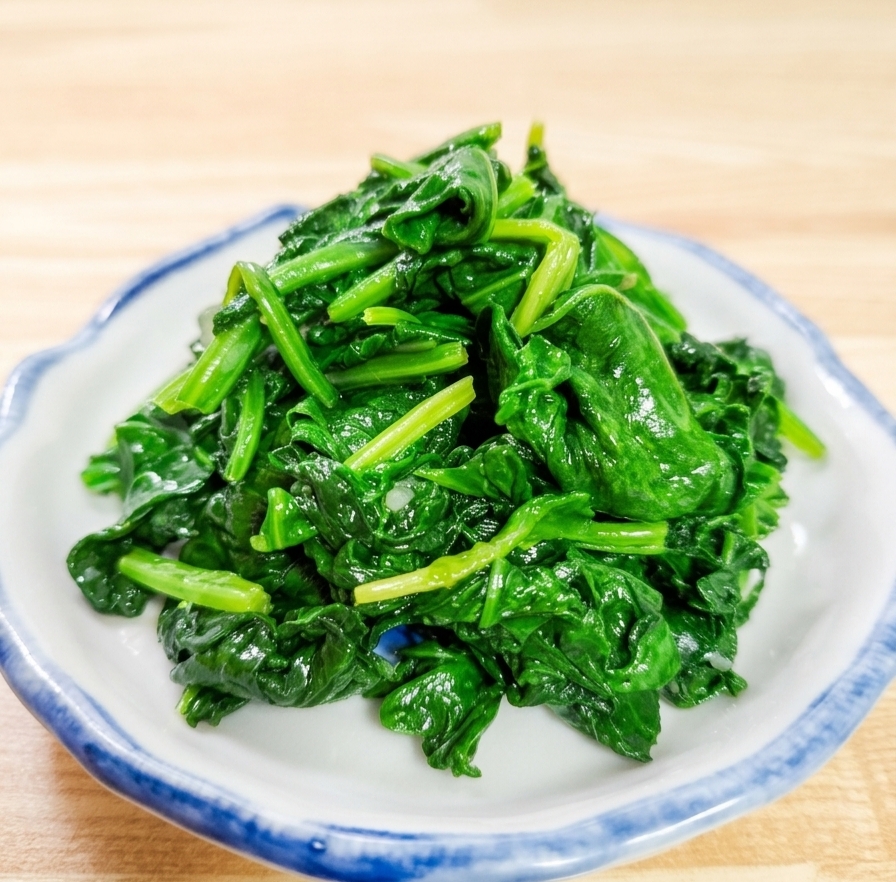 電子レンジで簡単副菜【ほうれん草のナムル】