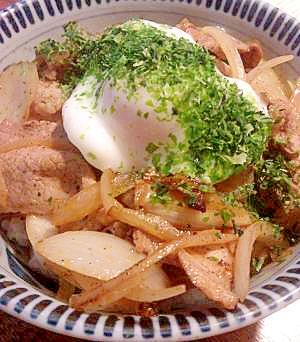 食べラー豚丼しょうが焼き風