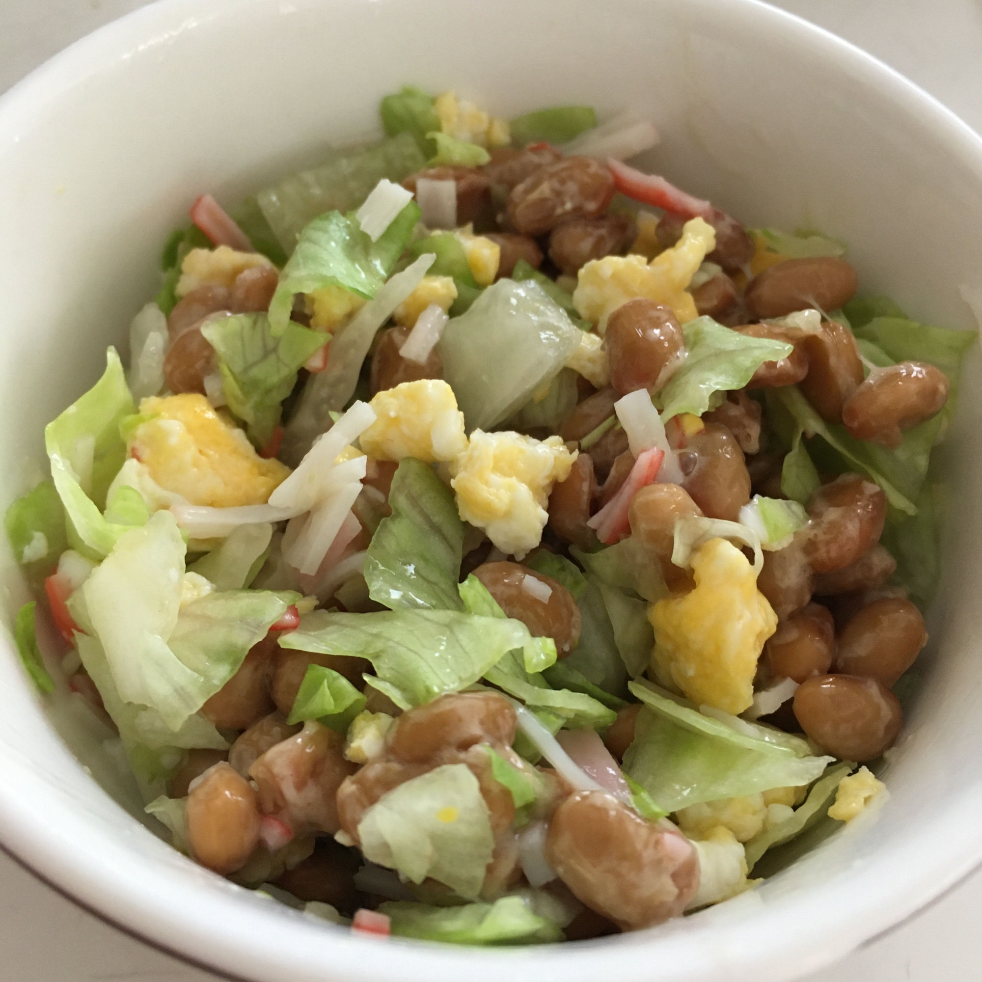 幼児食 納豆アレンジ 彩りねばねばサラダ レシピ 作り方 By りし 楽天レシピ 幼児食 納豆アレンジ 彩りねばねばサラダ レシピ 作り方 By りし 楽天レシピ