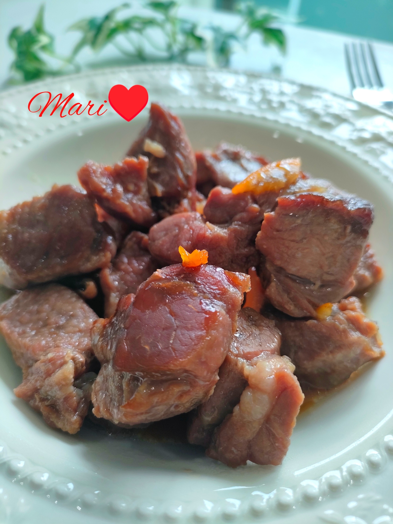 調味料3つ！煮込みやわらかラム肉