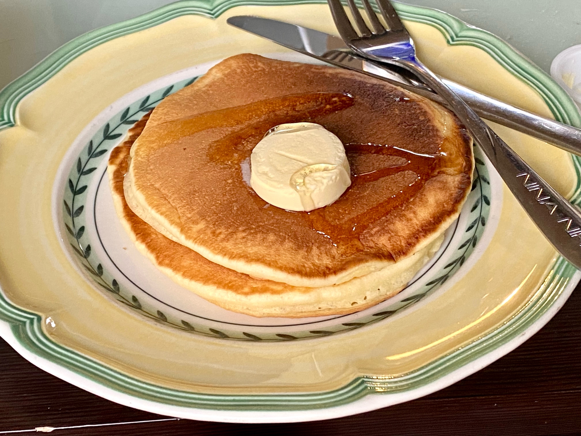 ホットケーキミックスなしで作るパンケーキ レシピ 作り方 By ミラクルまゆこ 楽天レシピ