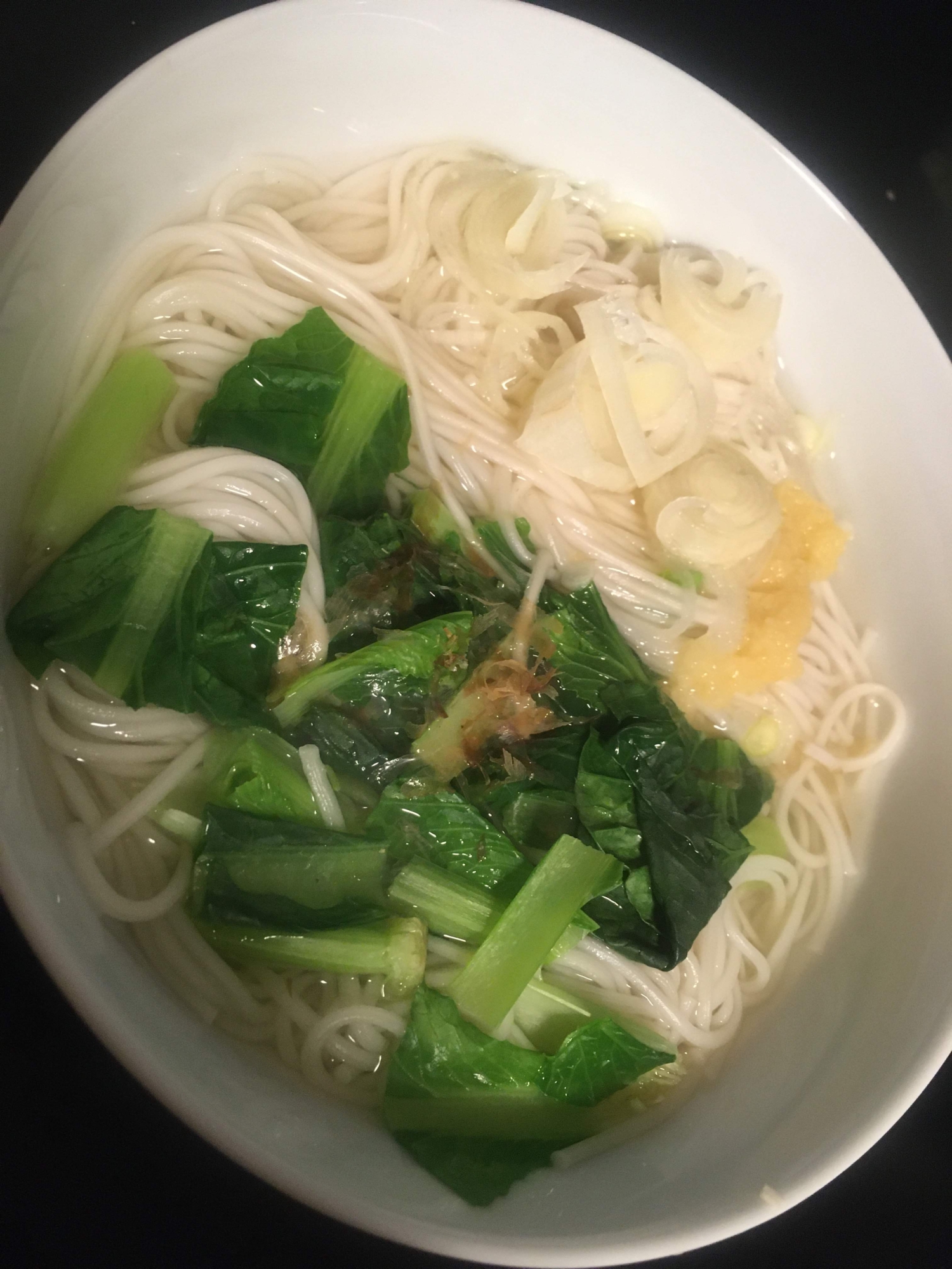 小松菜のにゅうめん