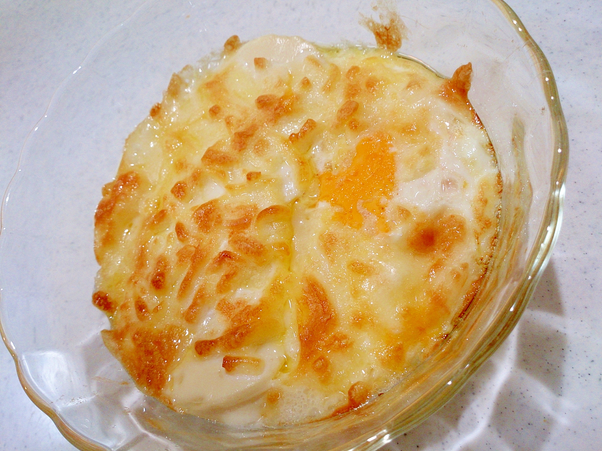 絹ごし豆腐と卵の簡単チーズ焼き レシピ 作り方 By Hideok8 楽天レシピ