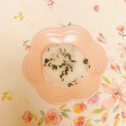 ➿焼豚わかめおにぎり➿