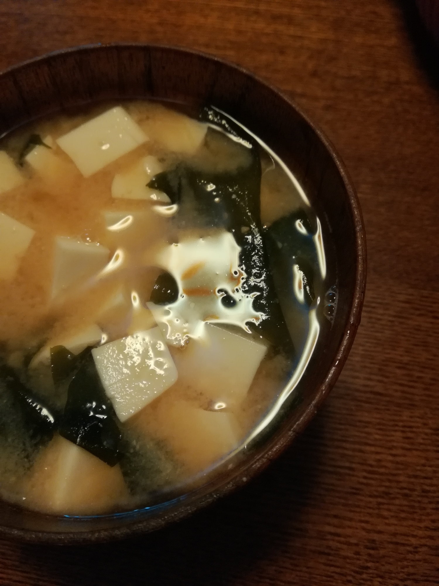 煮干し出汁のお味噌汁