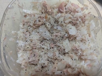 ツナと玉ねぎのおからサラダ