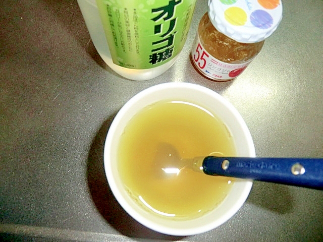 リンゴジャム緑茶