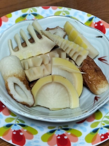 たけのことちくわの煮物