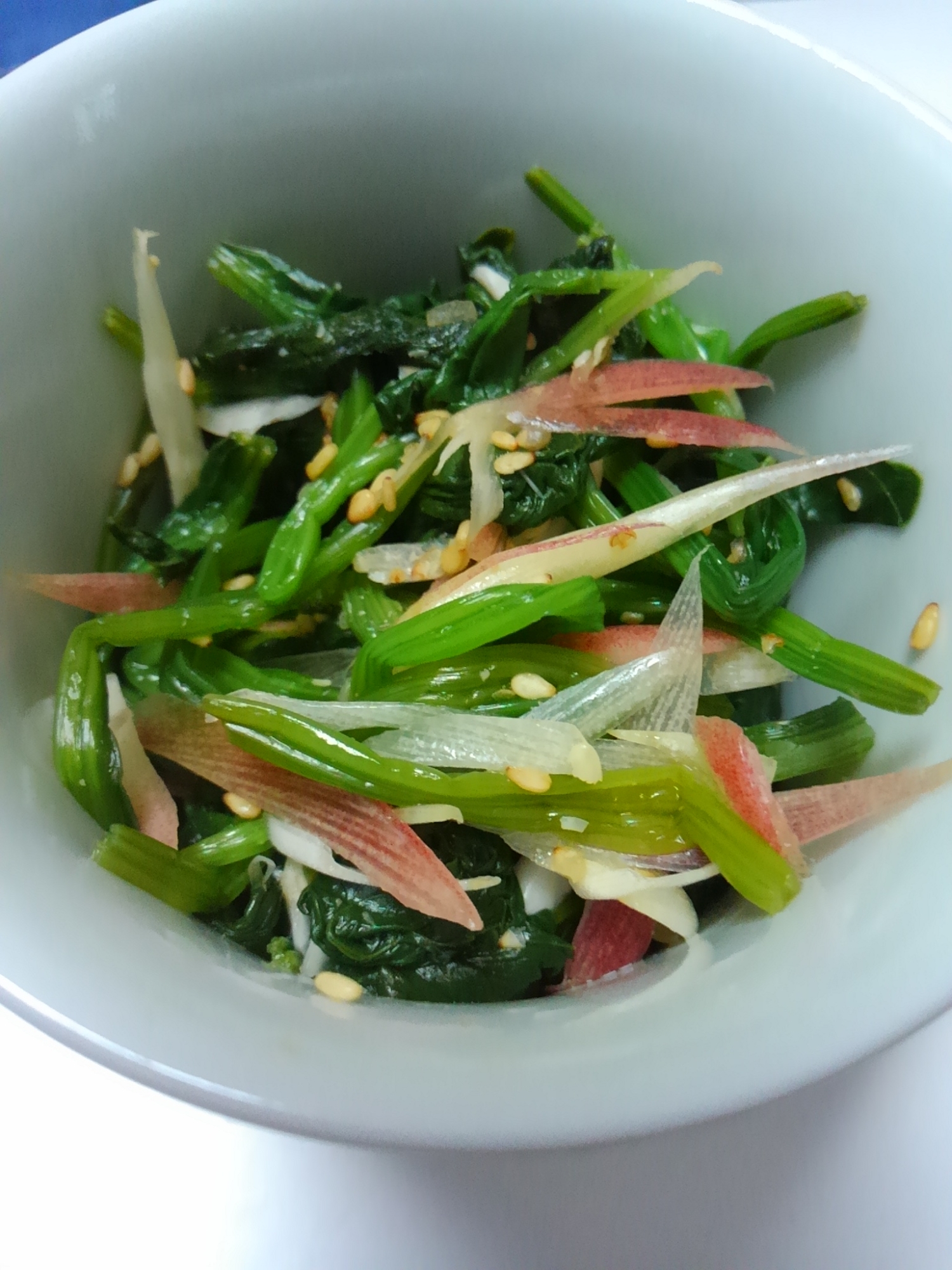 ほうれん草とみょうがの サッパリ和え物 レシピ 作り方 By 1つ 楽天レシピ