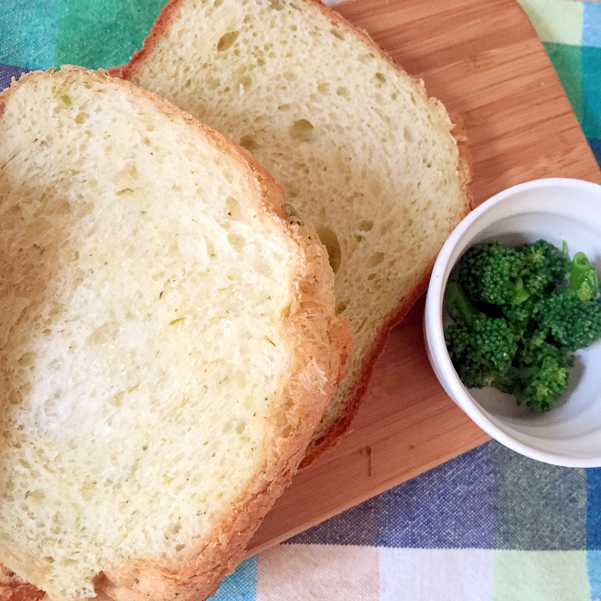 HBで！ブロッコリーの食パン☆