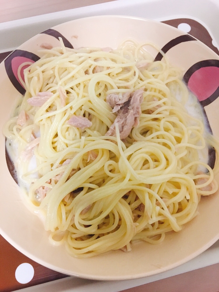 ツナのクリームパスタ