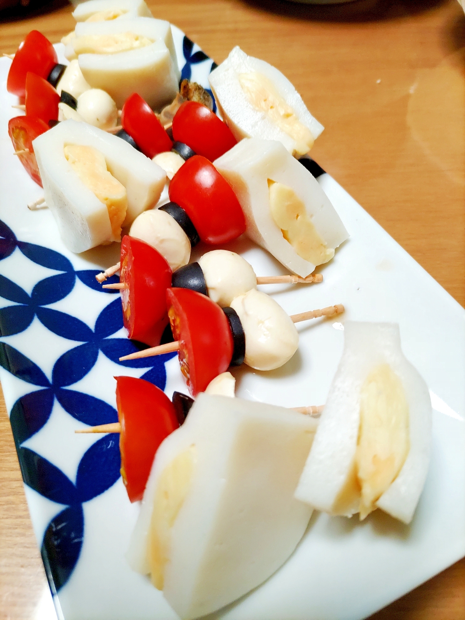 かまぼことチーズのオードブル