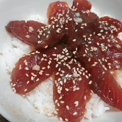 簡単☆マグロの漬け丼